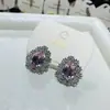 Pendientes Europeos y Americanos de Zirconia Gota de Agua 2025 Nuevo Estilo Popular Pendientes Exquisitos Personalizados Moda Accesible Lujo Pendientes de Gama Alta