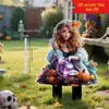Lanterna de Halloween Elfo Fada Lanterna de Abóbora Caveira Acrílico 2D Decoração Externa com Atmosfera Festiva