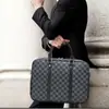 Maleta executiva masculina direto da fábrica couro PU impressão armazenamento de arquivos de computador de negócios bolsa de mão multicamadas
