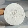 Pegatinas Autoadhesivas Personalizadas de Textura Rugosa Sin Color, Etiquetas con Logo Estampado en Caliente en Relieve, Sellado y Etiquetado Personalizado
