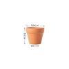 Precio Especial de Liquidación Maceta Cerámica Transpirable Maceta de Barro Rojo Simple para Hogar Rosa Verde Suculenta Plántula Maceta de Azulejo de Arcilla