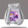 Sudadera con capucha fina de moda infantil, estampado de Kpop, anime, dibujos animados, venta caliente, jersey de cuadros para primavera y otoño de Amazon