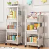 Carrito móvil para el hogar para almacenamiento en dormitorio, sala de estar, baño, estante multicapa con ruedas
