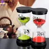 Arena de reloj creativa combinada al por mayor, temporizador de 5/30 minutos, vaso de tiempo, anticaída, regalo para niños, adorno de reloj de arena