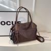 Atacado de Comércio Exterior Bolsa Hobo Transversal de Grande Capacidade em Tecido Oxford para Mulheres, Bolsa Tote de Mão Multicompartimentada de Cor Sólida, Bolsa da Moda para o Dia a Dia