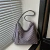 Nova bolsa de ombro casual rosa da moda com bolinhas, mochila simples estilosa para o dia a dia