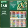 Set de Pinturas de Acuarela Sólida al por Mayor en Caja de Lata, Materiales de Arte Portátiles para Pinturas Infantiles Pintadas a Mano, Pastillas de Polvo de Pintura