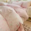 Juego de cuatro piezas estampado de algodón 100% clase A, juego de tres piezas de algodón 100% puro para dormitorio estudiantil, ropa de cama de algodón de fibra larga de Xinjiang, Nantong