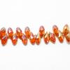 AliExpress cuentas de cristal transparente con agujero horizontal cuentas de gota DIY hecho a mano pulsera con cuentas collar material accesorios para el cabello cuentas de cristal