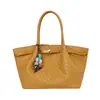 Bolso Tote Tejido de Textura Retro de Moda de Gran Capacidad para Mujer 2026 Nuevo Llegada de Verano Bolso Cotidiano de Hombro Único