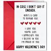 Compra Directa Transfronteriza de un Set de Tarjeta de Felicitación y Sobre para Confesión de San Valentín, Tarjeta de Felicitación Grande Más Vendida de Amazon