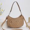 Bolso tipo Dumpling Bordado Único para Mujer, Bolso Cruzado de Moda Longchamp, Bolso Versátil de Hombro, Bolso Cruzado