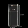 Recipiente de armazenamento para pincéis de maquiagem, lápis de sobrancelha, sombra, cosméticos, armazenamento de beleza, caixa organizadora de acrílico transparente para canetas de mesa
