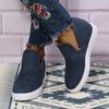 Spot em nome do verão e outono de 2022 novos sapatos únicos comércio exterior tamanho grande salto inclinado feminino casual 43 tamanho sapatos femininos