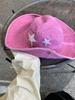 Sombrero Vaquero Occidental Estrella Rosa para Mujer Primavera y Verano Combinable con Todo Cordón Sombrero de Pescador Parasol para Exterior Sombrero de Montañismo para Mujer