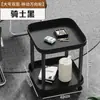Mesa de Café Estilo Nuevo Mahjong, Estante para Tés, Estante de Almacenamiento para Mesa de Mahjong, Mesa Auxiliar Pequeña, Mesa de Té Móvil para Jugar Cartas en la Sala de Juegos