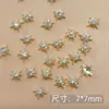 Buccellati Manicura Joyería de Circonita Lujo Ligero Estilo Retro Trébol de Cuatro Hojas Corazón Diamante para Uñas Super Brillante Accesorios Venta al por Mayor