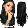 Estación Independiente Más Vendido Peluca Cabello Largo Rizado Peluca para Mujeres Europeas y Americanas Peluca de Ola Grande Cabello Humano Frontal