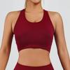 Amazon Cross I-Back Colete Esportivo Sutiã de Yoga Sem Costura Feminino Colete Fitness com Bojo