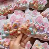 Nuevos Lazos para el Cabello de Niñas con Personajes de Dibujos Animados Rosas, Crema de Primavera para Niños, Diademas de Animalitos Pequeños que No Dañan el Cabello, Paquete de Pinzas