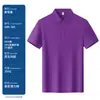 Botão de Pressão de Marca Combinando Gola Grupo Uniforme Camisa Publicitária Roupa de Trabalho Polo Personalizado Bordado Personalizado Logo Impresso