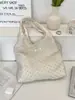 5791 2025 Nuevo Estilo Gran Capacidad Estilo Perezoso Moderno Diseño de Organza Bolso de Mano Casual Ropa de Trabajo Bolso de Hombro