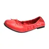 Zapatos Planos de Ballet de Cuero Suave Casuales para Mujer de Comercio Exterior Zapatos Slip-On Versátiles Zapatos Perezosos Boca Baja Zapatos de Abuela