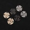 Botones de Presión en Forma de D Disponibles para Trajes y Abrigos, Botones Invisibles, Botones Ocultos, Broches Metálicos Chapados, Accesorios de Vestimenta al por Mayor
