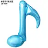 Globo de Papel de Aluminio de Doble Nota de 16 Piezas Símbolo Musical Globo de Instrumento Forma de Nota Musical Única Globo Decorativo de Guitarra