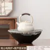 Fogão Elétrico Cerâmico de Mesa para Uso Doméstico, Pequeno Conjunto de Chaleira com Bule e Dispositivo para Infusão de Chá