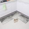 Alfombra de Cocina Retro de Amazon Alfombra Larga para Pies Juego de Dos Piezas Alfombra de Cocina Entrada Absorbente de Agua y Resistente a las Manchas Felpudo