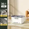 Caja de almacenamiento de plástico multifuncional para acampar al aire libre, organizador doméstico de gran capacidad para juguetes y ropa, caja de almacenamiento para puestos