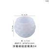 Molde de silicona para maceta con relieve de cristal epoxi de Yu Meiren, para manualidades, venta al por mayor