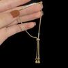 Pulsera de bambú microincrustado pulsera de diseño de nicho para mujer temperamento de alta gama estudiantes novias Red sencilla joyería de mano