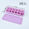 Novo Mais Vendido 12 Furos Quadrado Bloco de Gelo Bloco de Gelo Doméstico Fundo Macio Forma de Bloco de Gelo Fácil de Desenformar Silicone de Grau Alimentício Bloco de Gelo
