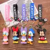 Llavero Creativo de Dibujos Animados Nueva Margarita Mickey Minnie Colgante de Coche Llavero Muñeco Pato Donald Venta al por Mayor