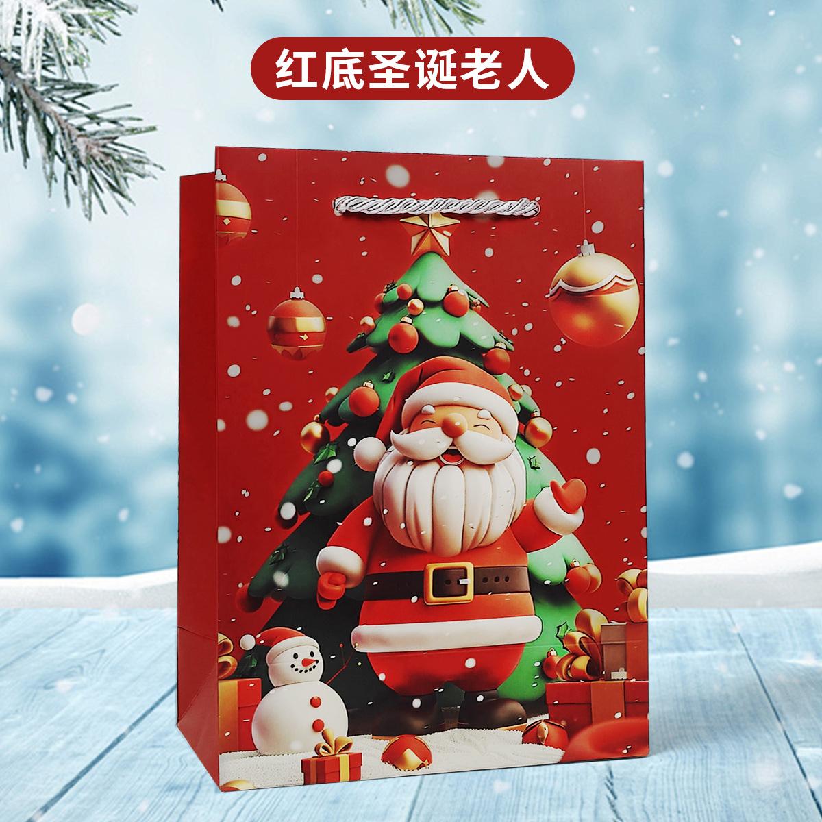 红底圣诞老人