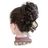 Peluca de pelo rizado con barba larga y temperamento perezoso, banda para el cabello, temperamento mate, cheongsam, estilo antiguo, cabeza esférica, natural y esponjosa