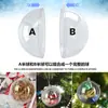 Pelota Transparente Transfronteriza Pelota de Acrílico de Grado Alimenticio Pelota de Navidad con Agujero para Colgar Colgante de Decoración Navideña Pelota de Acrílico