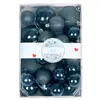 Spot Cruzada Amazon Bola de Natal Conjunto de 26 Peças 4/5/6cm Brilhante Fosca Galvanizada Bola Decorações de Natal