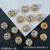 Nova caixa mágica quadrada de renda de cristal cravejada de diamantes anel de ovo de pombo face pulseira de miçangas DIY colar contas espaçadoras acessórios