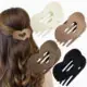 Presilha de Cabelo de Alta Qualidade em Formato de Coração Transfronteiriça, Presilha Popular da Amazon para Penteados Updo, Acessório de Cabelo Presilha Jacaré para Meio Preso