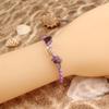 . Europa y Estados Unidos transfronterizos nuevo brazalete tejido de concha de grava natural estilo vacaciones junto al mar cuerda de mano trenzada ajustable
