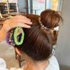 2020 Estilo Coreano Novo Pulseira de Cristal Anel de Cabelo Elástico de Borracha de Dupla Finalidade Celebridade da Internet Transmissão ao Vivo Acessórios de Cabelo para Rabo de Cavalo
