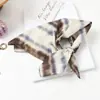 Lenço Xadrez com Bolinhas Vintage de Alta Qualidade Lenço Decorativo para Cabeça Lenço de Seda Novo Estilo Primavera e Verão