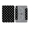 Funda sencilla de alas de lunares adecuada para iPad mini, Air, Pro 2022 estilo coreano, con correa lateral y ranura para bolígrafo