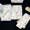 Conjunto de Pijama de Tres Piezas Simple Casual de Nube Verano Nuevo Manga Corta Shorts Pantalones Largos Ropa de Casa Delgada Verano Lindo