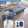 Cama de champú de masaje multifuncional eléctrica con terapia de pies, fumigación, calentador de agua, circulación de agua, peluquería, peluquería