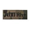 O1RH +- A2RH +- B3RH +- AB4RH +- insignia reflectante de tipo de sangre primeros auxilios logo IR