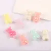 Al por mayor acrílico 3D oso tridimensional oso agujero vertical oso AB gelatina mágica muñeca diy cadena para teléfono móvil equipaje